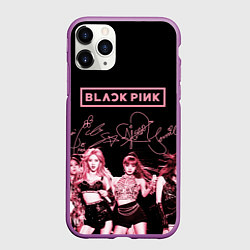 Чехол iPhone 11 Pro матовый BLACKPINK, цвет: 3D-фиолетовый