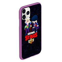 Чехол iPhone 11 Pro матовый Brawl Stars, цвет: 3D-фиолетовый — фото 2