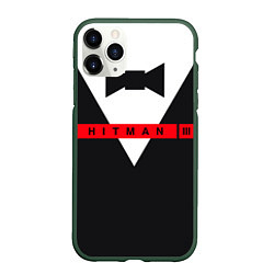 Чехол iPhone 11 Pro матовый Hitman III