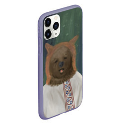 Чехол iPhone 11 Pro матовый Ужас советских детей, цвет: 3D-серый — фото 2