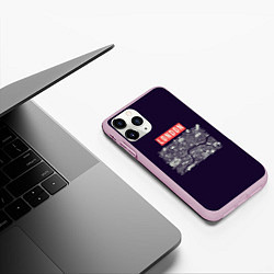 Чехол iPhone 11 Pro матовый LONDON, цвет: 3D-розовый — фото 2