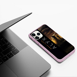 Чехол iPhone 11 Pro матовый Half-Life Alyx, цвет: 3D-розовый — фото 2
