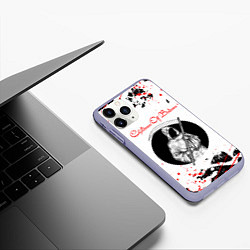 Чехол iPhone 11 Pro матовый Children of Bodom Z, цвет: 3D-светло-сиреневый — фото 2