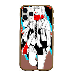 Чехол iPhone 11 Pro матовый Darling in the Franxx, цвет: 3D-коричневый