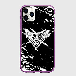 Чехол iPhone 11 Pro матовый Velial Squad, цвет: 3D-фиолетовый