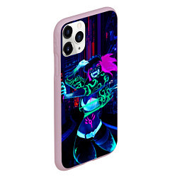 Чехол iPhone 11 Pro матовый KDA Akali, цвет: 3D-розовый — фото 2