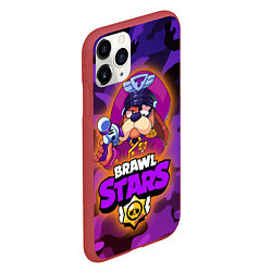 Чехол iPhone 11 Pro матовый Генерал Гавс - Brawl Stars, цвет: 3D-красный — фото 2