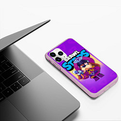 Чехол iPhone 11 Pro матовый Генерал Гавс - Brawl Stars, цвет: 3D-розовый — фото 2