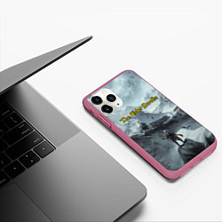 Чехол iPhone 11 Pro матовый The Elder Scrolls, цвет: 3D-малиновый — фото 2