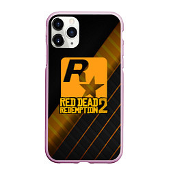 Чехол iPhone 11 Pro матовый RED DEAD REDEMPTION 2, цвет: 3D-розовый