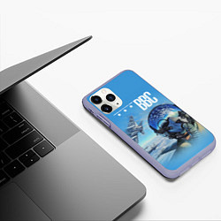 Чехол iPhone 11 Pro матовый ВВС, цвет: 3D-светло-сиреневый — фото 2