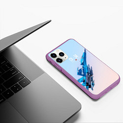 Чехол iPhone 11 Pro матовый Су-34, цвет: 3D-фиолетовый — фото 2