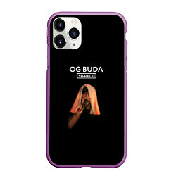 Чехол iPhone 11 Pro матовый OG Buda, цвет: 3D-фиолетовый