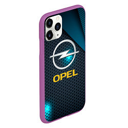 Чехол iPhone 11 Pro матовый OPEL ОПЕЛЬ, цвет: 3D-фиолетовый — фото 2