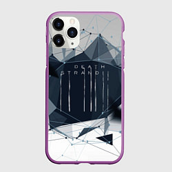 Чехол iPhone 11 Pro матовый DEATH STRANDING, цвет: 3D-фиолетовый