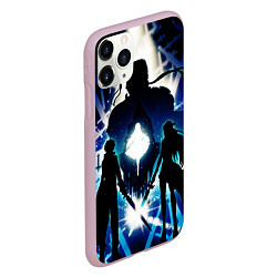 Чехол iPhone 11 Pro матовый Sword Art Online Кирито Асуна, цвет: 3D-розовый — фото 2