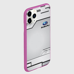 Чехол iPhone 11 Pro матовый SUBARU СУБАРУ, цвет: 3D-фиолетовый — фото 2