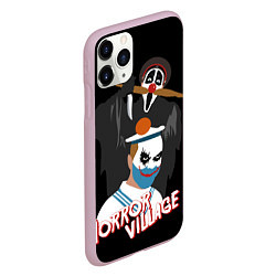 Чехол iPhone 11 Pro матовый Деревня дураков Horror Village, цвет: 3D-розовый — фото 2