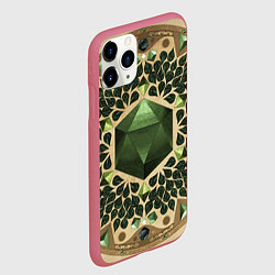 Чехол iPhone 11 Pro матовый DnD Dices: Pattern, цвет: 3D-малиновый — фото 2