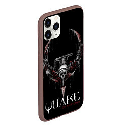 Чехол iPhone 11 Pro матовый Quake Champions, цвет: 3D-коричневый — фото 2