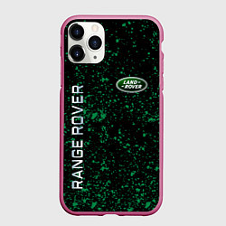 Чехол iPhone 11 Pro матовый LAND ROVER, цвет: 3D-малиновый