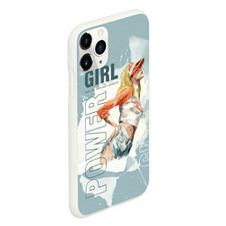 Чехол iPhone 11 Pro матовый Girl Power, цвет: 3D-белый — фото 2