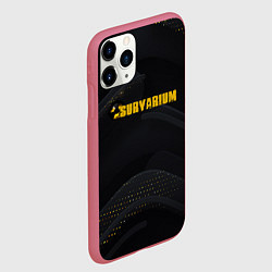 Чехол iPhone 11 Pro матовый SURVARIUM STALKER, цвет: 3D-малиновый — фото 2
