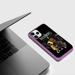 Чехол iPhone 11 Pro матовый LITTLE NIGHTMARES 2, цвет: 3D-фиолетовый — фото 2