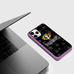 Чехол iPhone 11 Pro матовый Little Nightmares, цвет: 3D-фиолетовый — фото 2