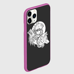 Чехол iPhone 11 Pro матовый Megumi, цвет: 3D-фиолетовый — фото 2