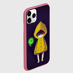 Чехол iPhone 11 Pro матовый Little Nightmares Шестая, цвет: 3D-малиновый — фото 2