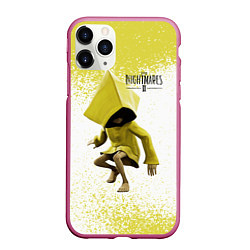 Чехол iPhone 11 Pro матовый Маленькие кошмары, цвет: 3D-малиновый