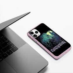 Чехол iPhone 11 Pro матовый IRON MAIDEN, цвет: 3D-розовый — фото 2