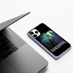 Чехол iPhone 11 Pro матовый IRON MAIDEN, цвет: 3D-светло-сиреневый — фото 2