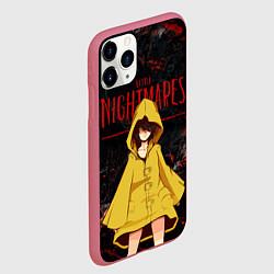 Чехол iPhone 11 Pro матовый Little Nightmares 2, цвет: 3D-малиновый — фото 2