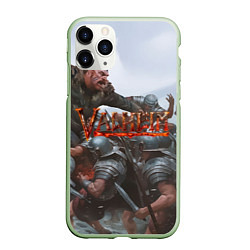 Чехол iPhone 11 Pro матовый Valheim Вальхейм, цвет: 3D-салатовый