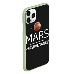 Чехол iPhone 11 Pro матовый Марс, цвет: 3D-салатовый — фото 2