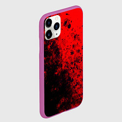 Чехол iPhone 11 Pro матовый Пятна Крови, цвет: 3D-фиолетовый — фото 2