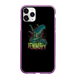 Чехол iPhone 11 Pro матовый XENOMORPH