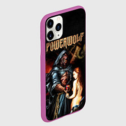 Чехол iPhone 11 Pro матовый Powerwolf, цвет: 3D-фиолетовый — фото 2