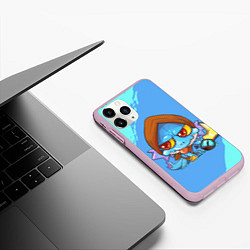 Чехол iPhone 11 Pro матовый Сларк Dota 2, цвет: 3D-розовый — фото 2