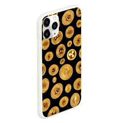 Чехол iPhone 11 Pro матовый CRYPTOCURRENCY КРИПТОВАЛЮТА Z, цвет: 3D-белый — фото 2