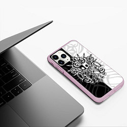 Чехол iPhone 11 Pro матовый HOLLOW KNIGHT ХОЛЛОУ НАЙТ, цвет: 3D-розовый — фото 2