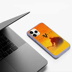 Чехол iPhone 11 Pro матовый Викинги Vikings Z, цвет: 3D-светло-сиреневый — фото 2