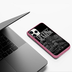 Чехол iPhone 11 Pro матовый Viking, цвет: 3D-малиновый — фото 2