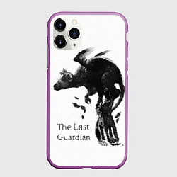 Чехол iPhone 11 Pro матовый The last guardian, цвет: 3D-фиолетовый