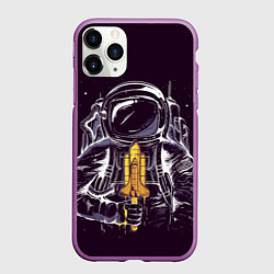 Чехол iPhone 11 Pro матовый Лакомство Космонавта