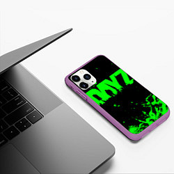 Чехол iPhone 11 Pro матовый Dayz, цвет: 3D-фиолетовый — фото 2