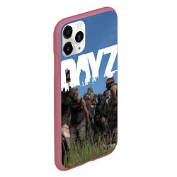 Чехол iPhone 11 Pro матовый DayZ, цвет: 3D-малиновый — фото 2