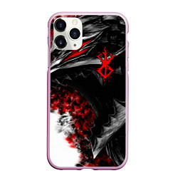 Чехол iPhone 11 Pro матовый BERSERK БЕРСЕРК, цвет: 3D-розовый